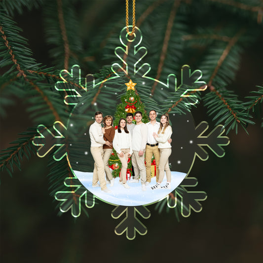 Celebrating Our Family Love This Christmas, Christmas Tree Design