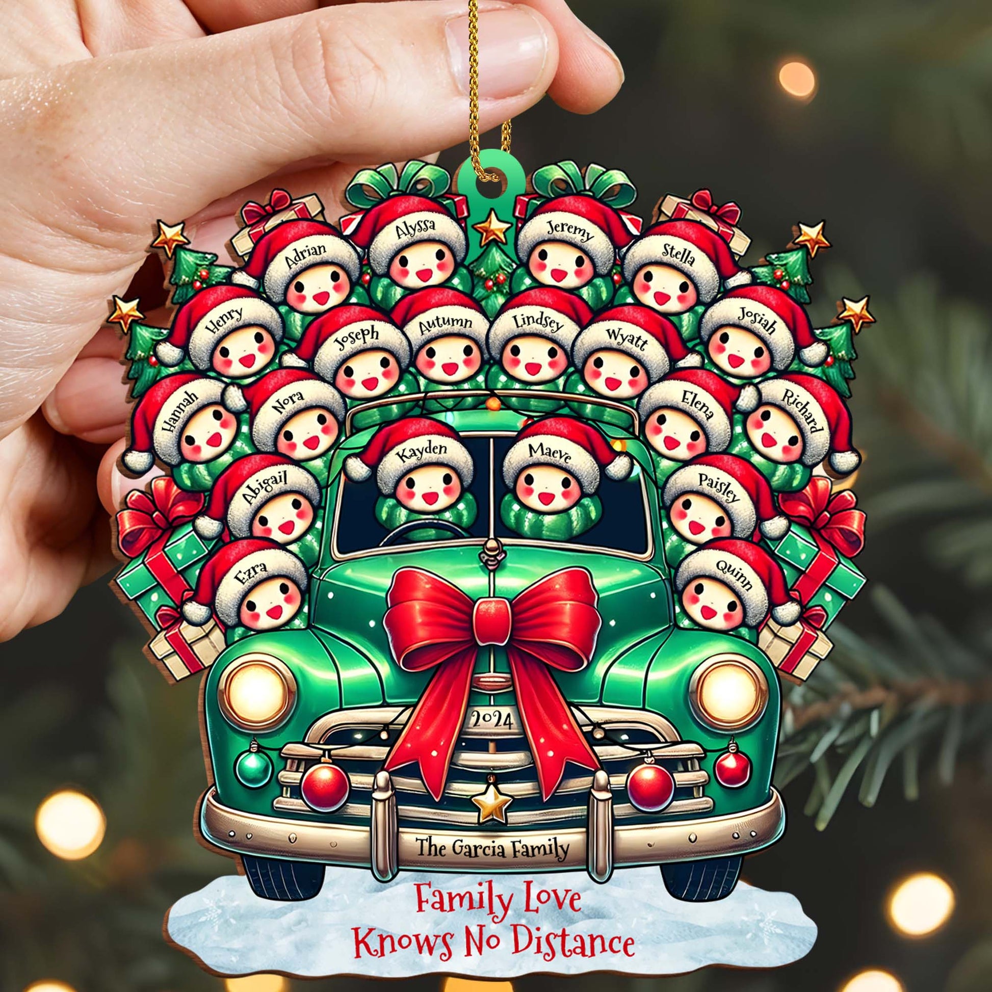 Home Is Where Our Story Begins Christmas Family Ornament