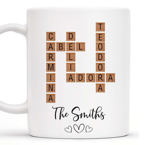 Create Your Own Family Name Scrabble Puzzle