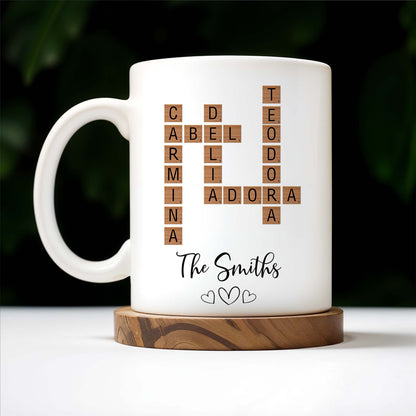 Create Your Own Family Name Scrabble Puzzle