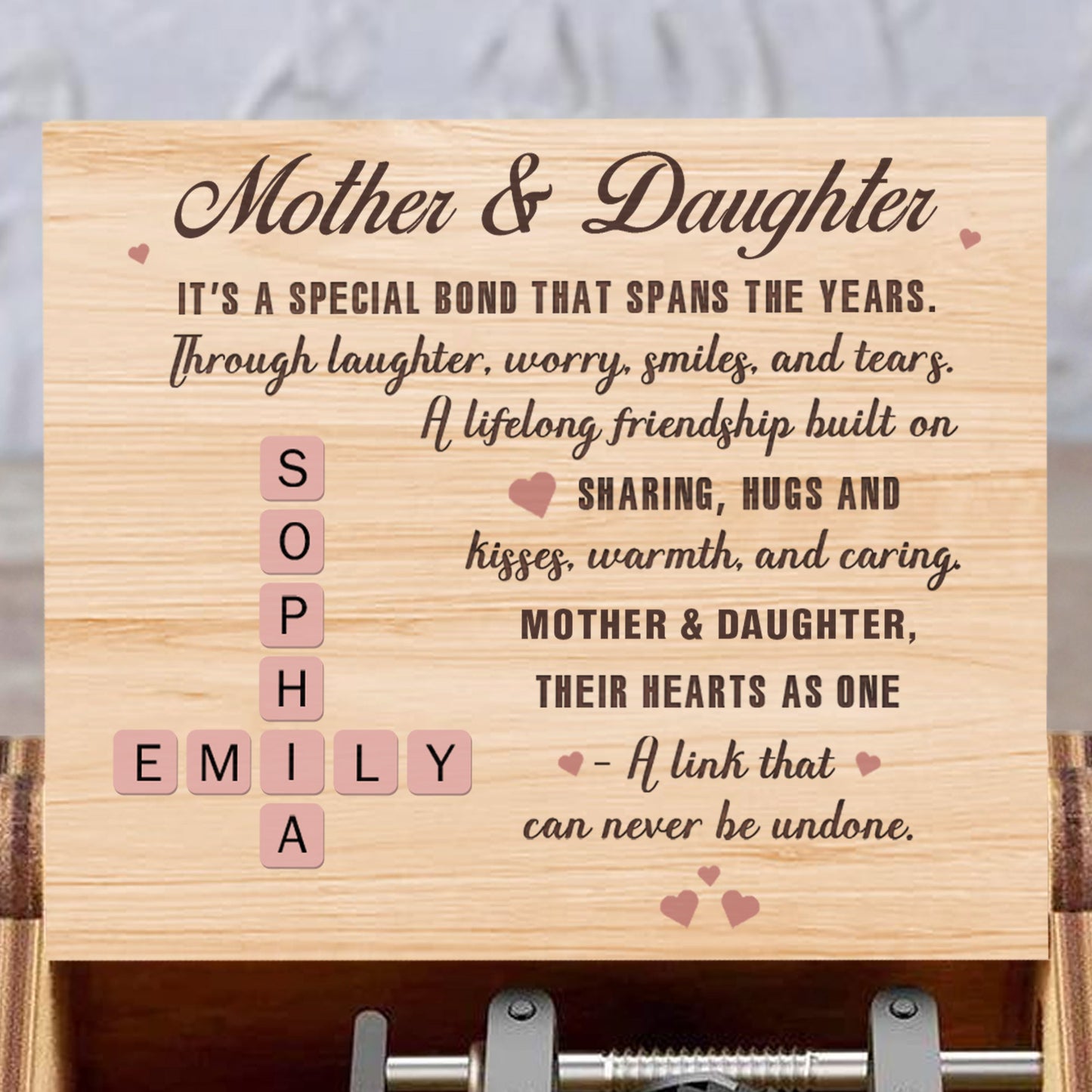 Mother And Daughter Special Bond Lifelong Friendship Music Box