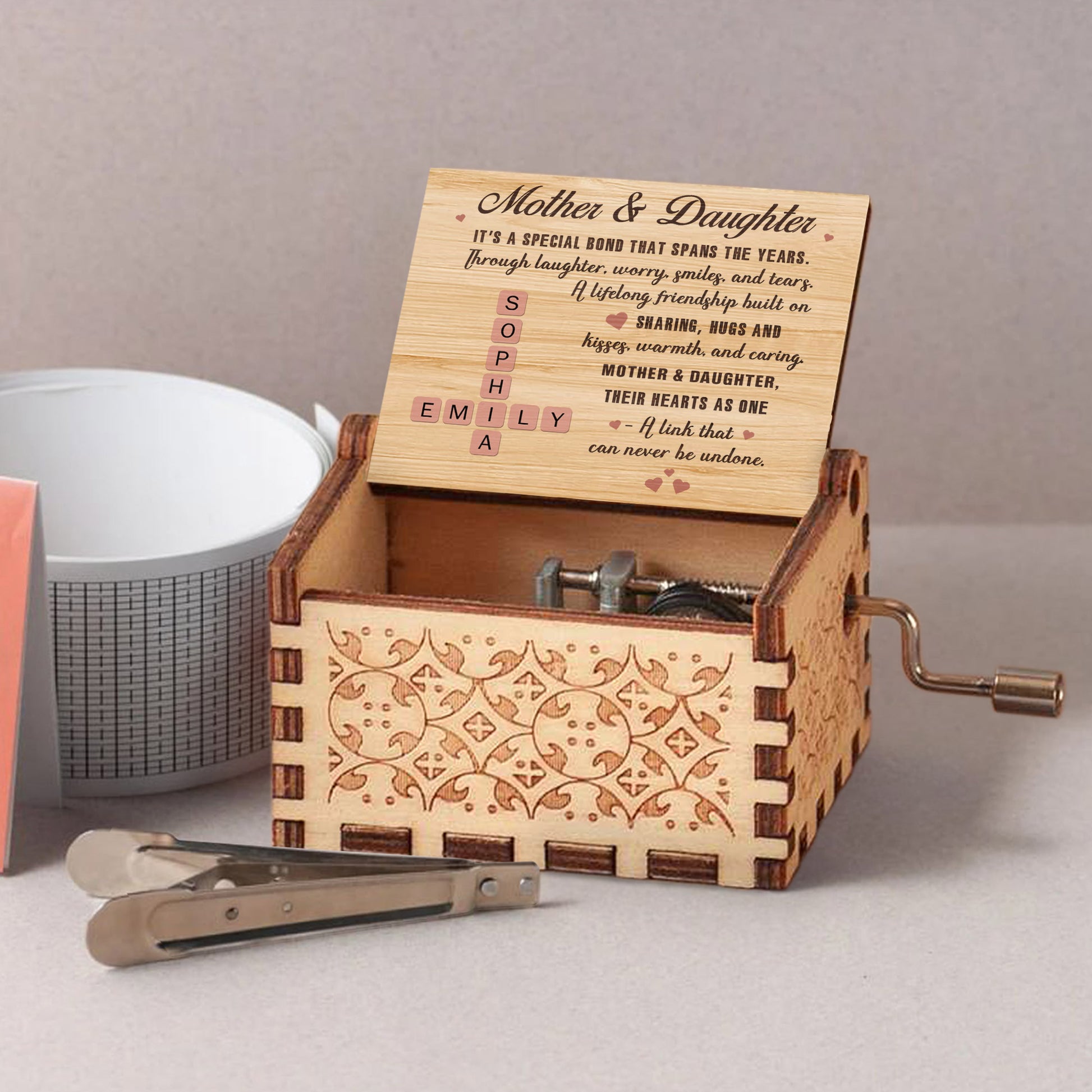 Mother And Daughter Special Bond Lifelong Friendship Music Box