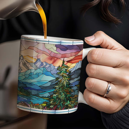 Explore Majestic Mountains Coffee Mug