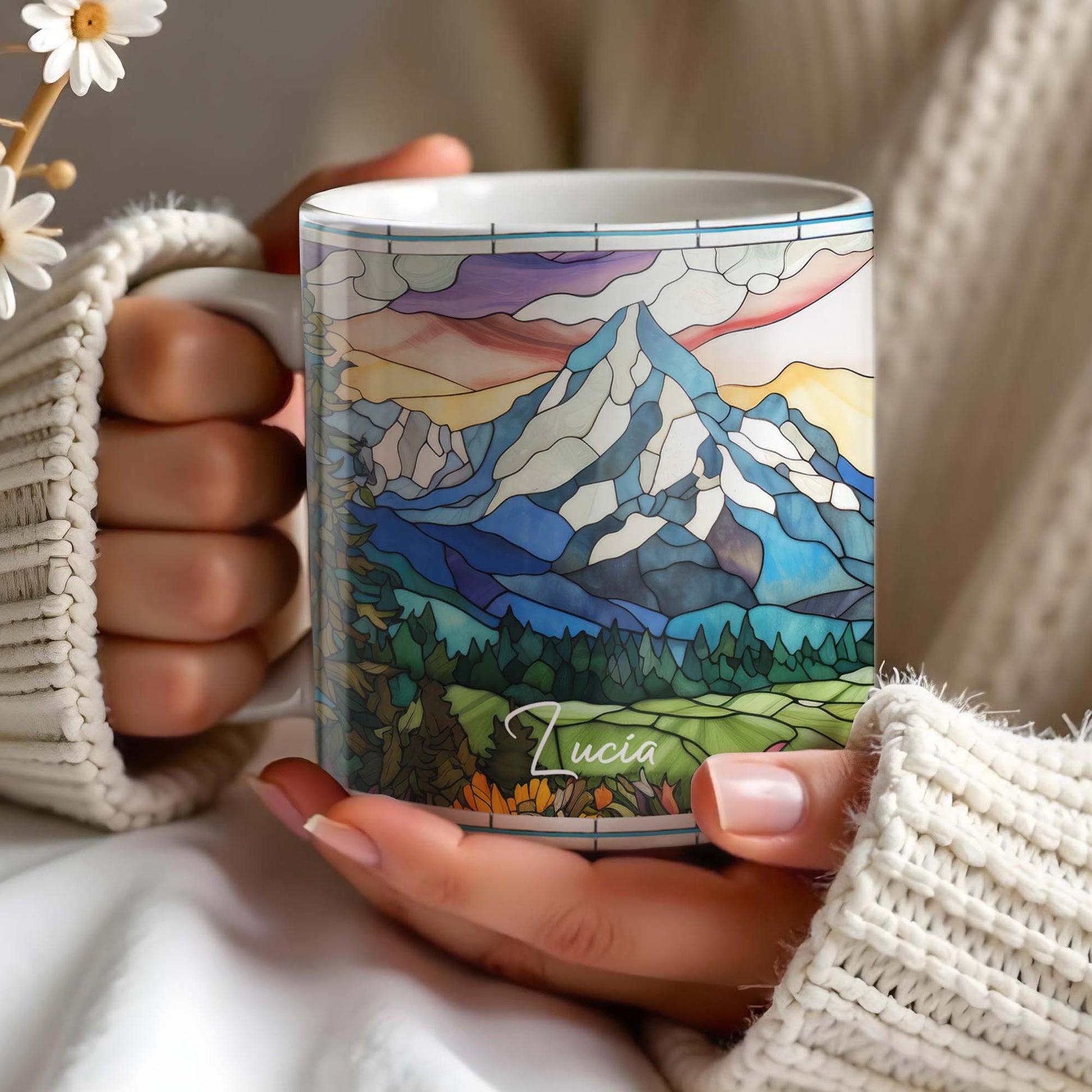 Explore Majestic Mountains Coffee Mug