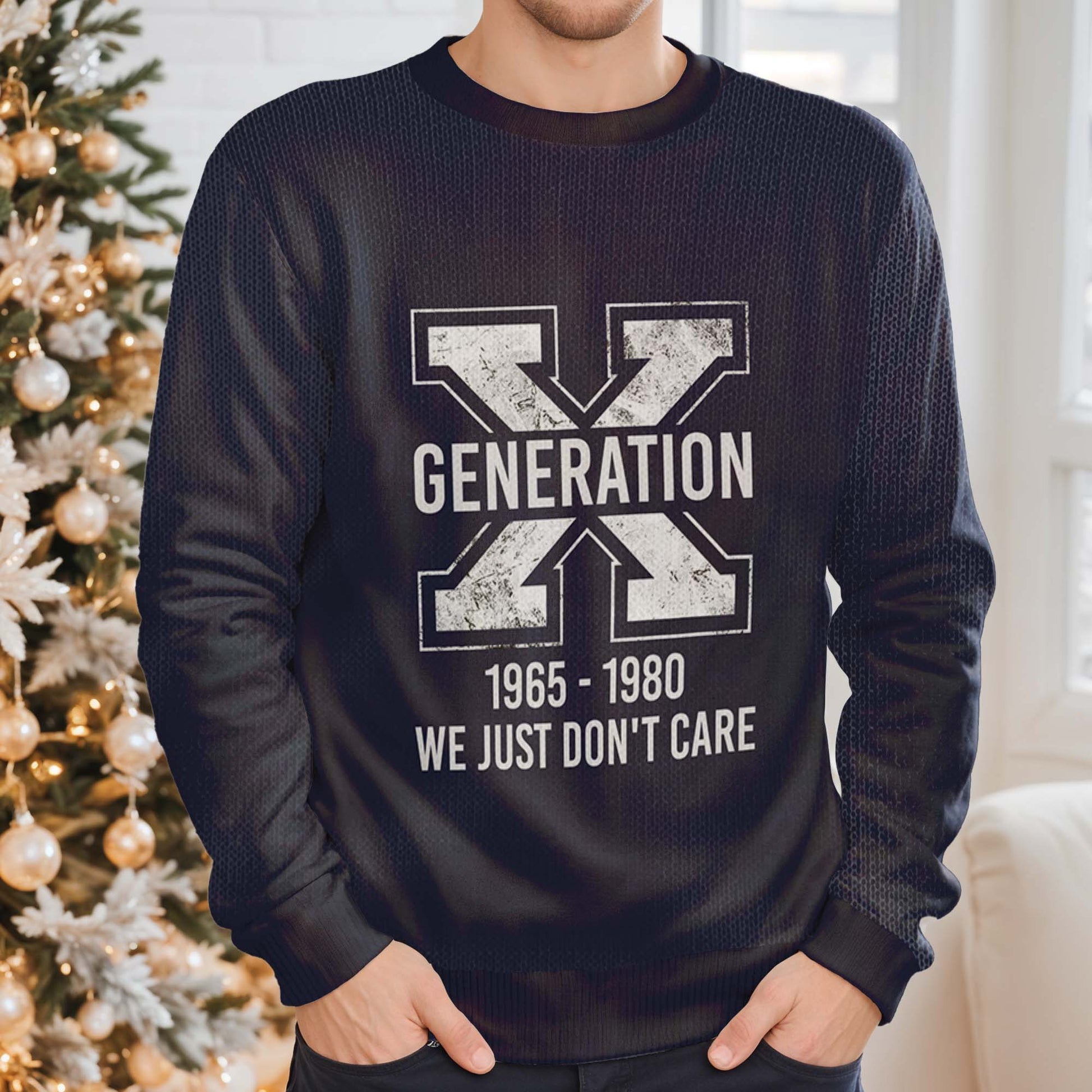 Generation X We Just Don't Care Unisex Jumper