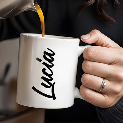 United In Liberty And Justice Statue Of Liberty Design - Personalized Custom Coffee Mug - FAM239_MG