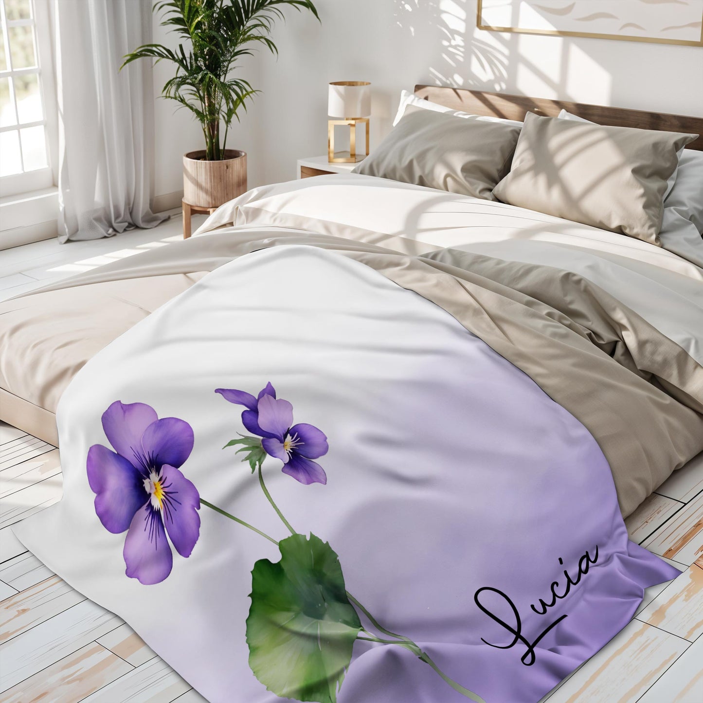 Celebrate Nature With Elegant Viola Flower Design