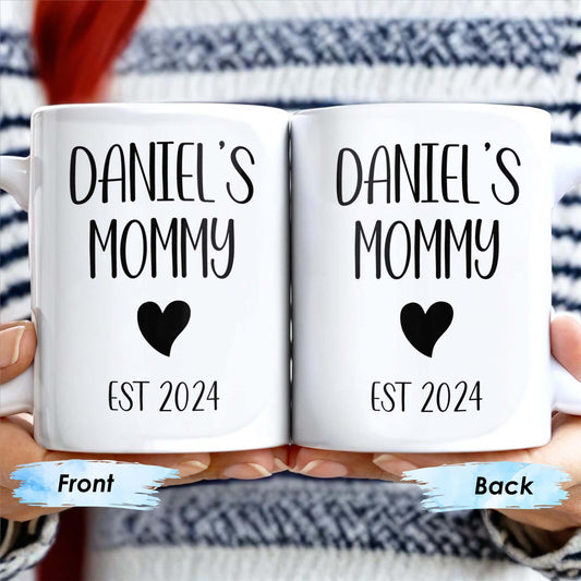 Personalized Love Heart Special Year Mug