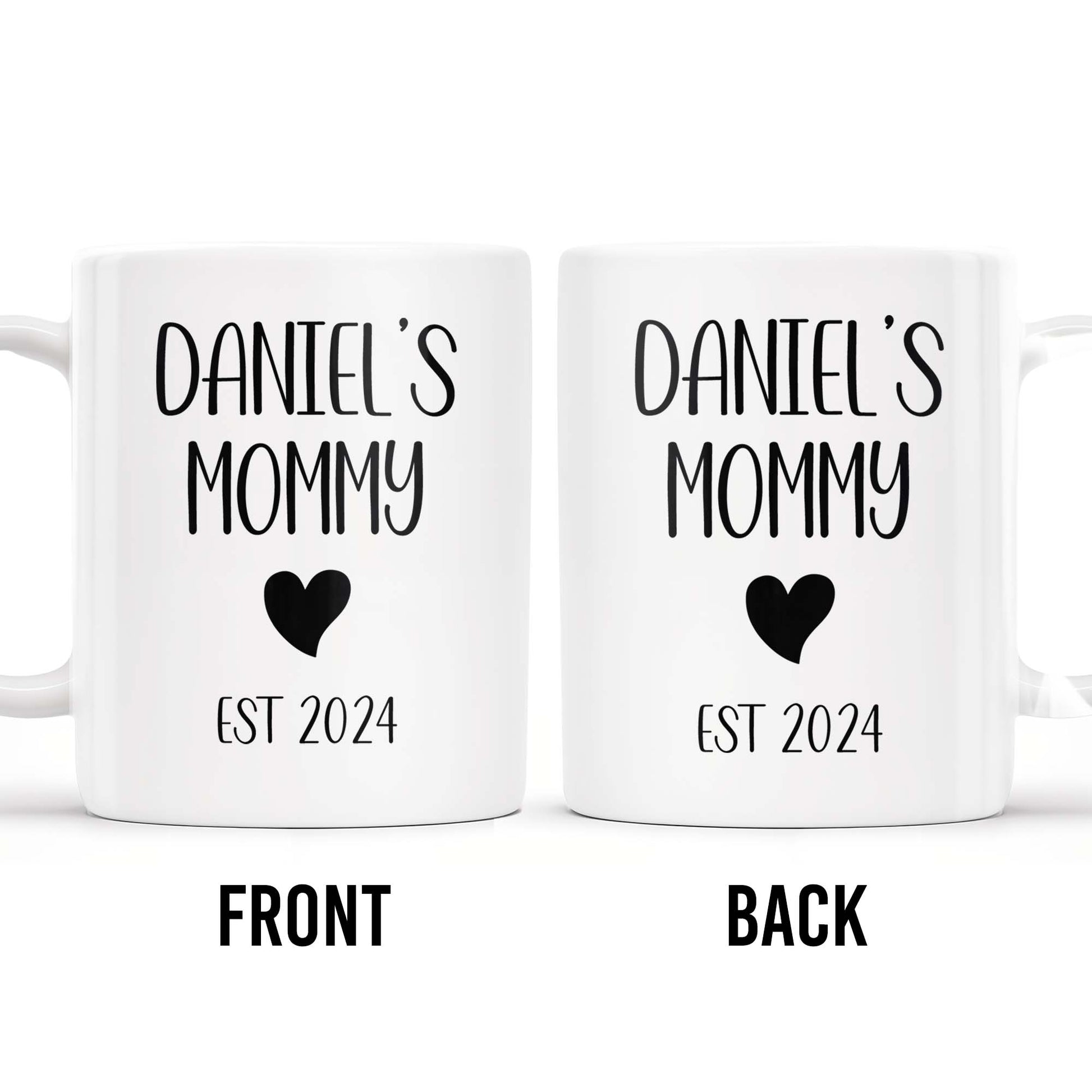 Personalized Love Heart Special Year Mug