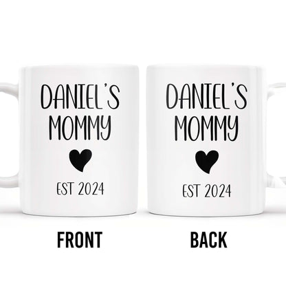 Personalized Love Heart Special Year Mug
