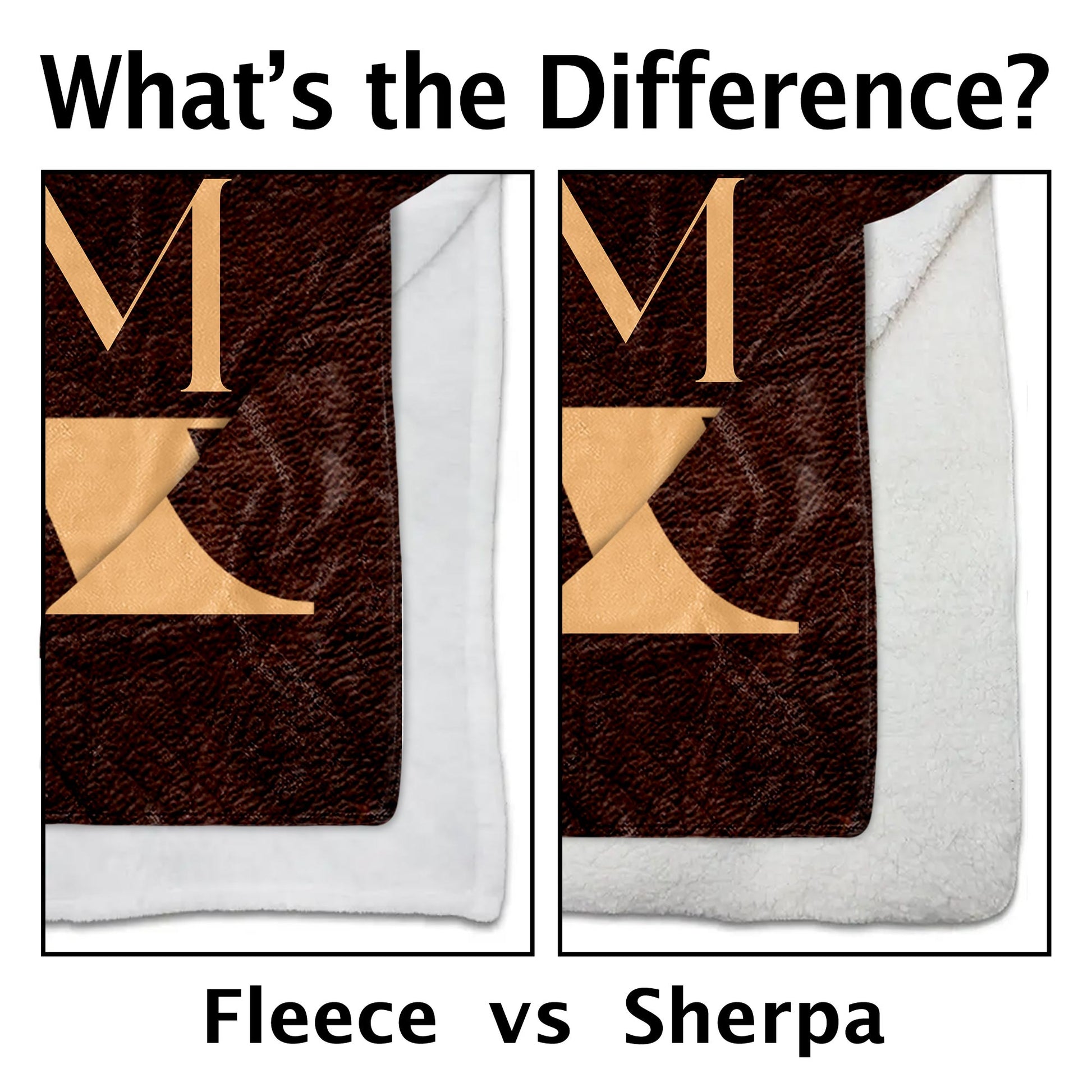 Personalize With Your Name On A Leather Look Blanket