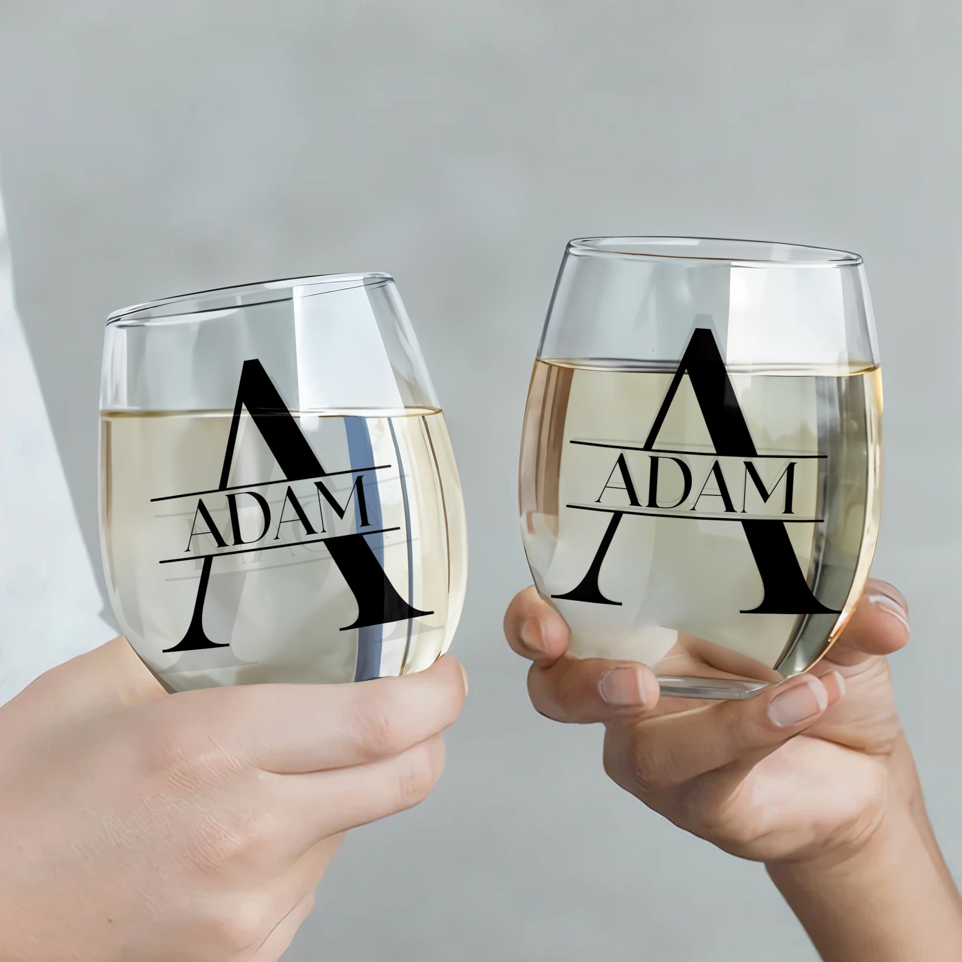 Celebrate Every Moment With Elegant Monogram Glass