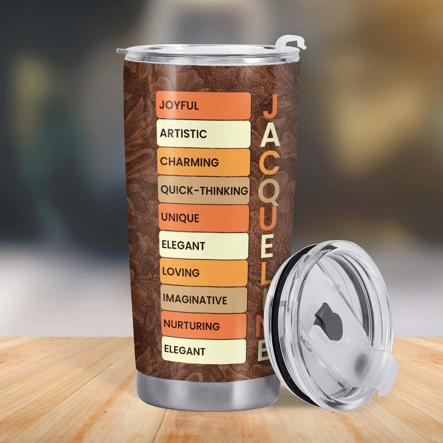 Joyful Artistic And Unique Attributes Custom Tumbler