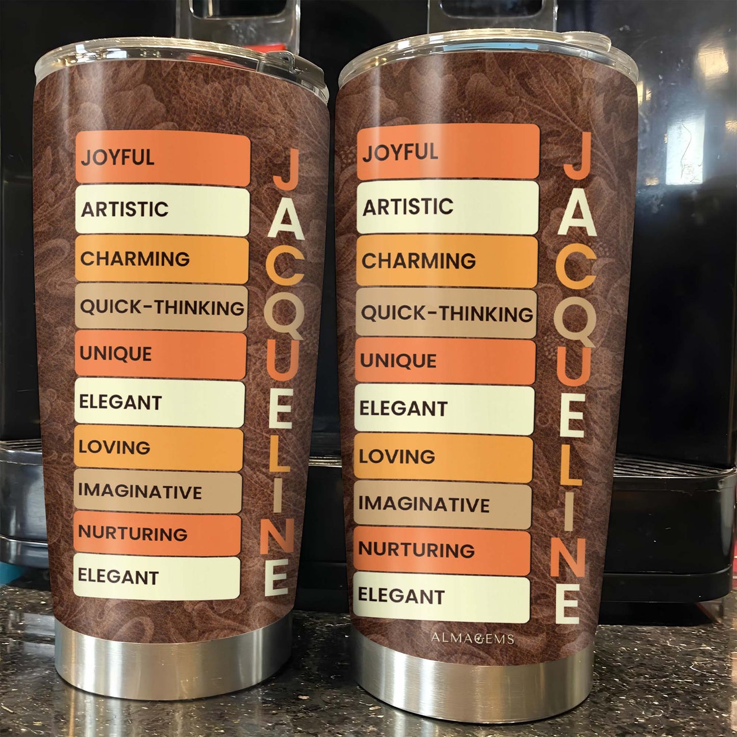 Joyful Artistic And Unique Attributes Custom Tumbler