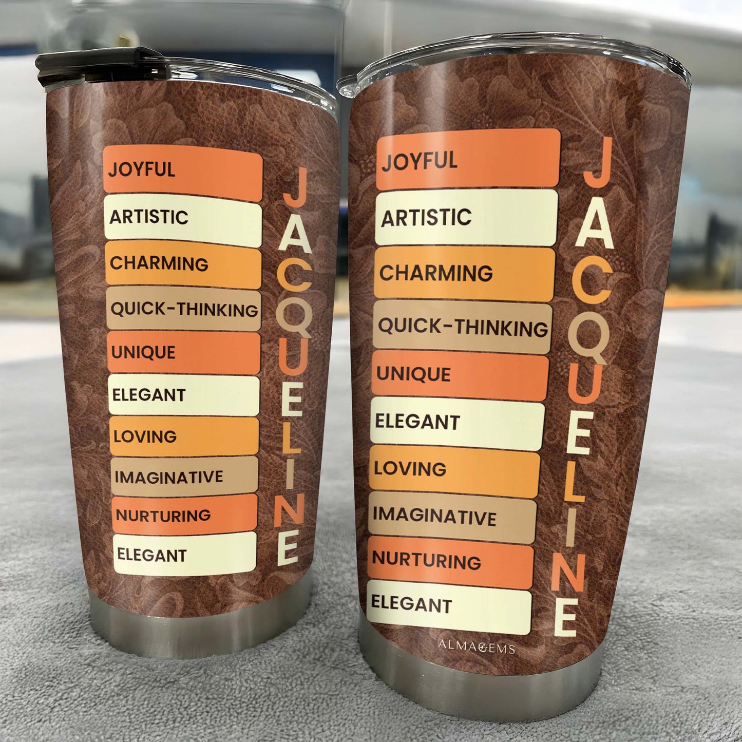 Joyful Artistic And Unique Attributes Custom Tumbler