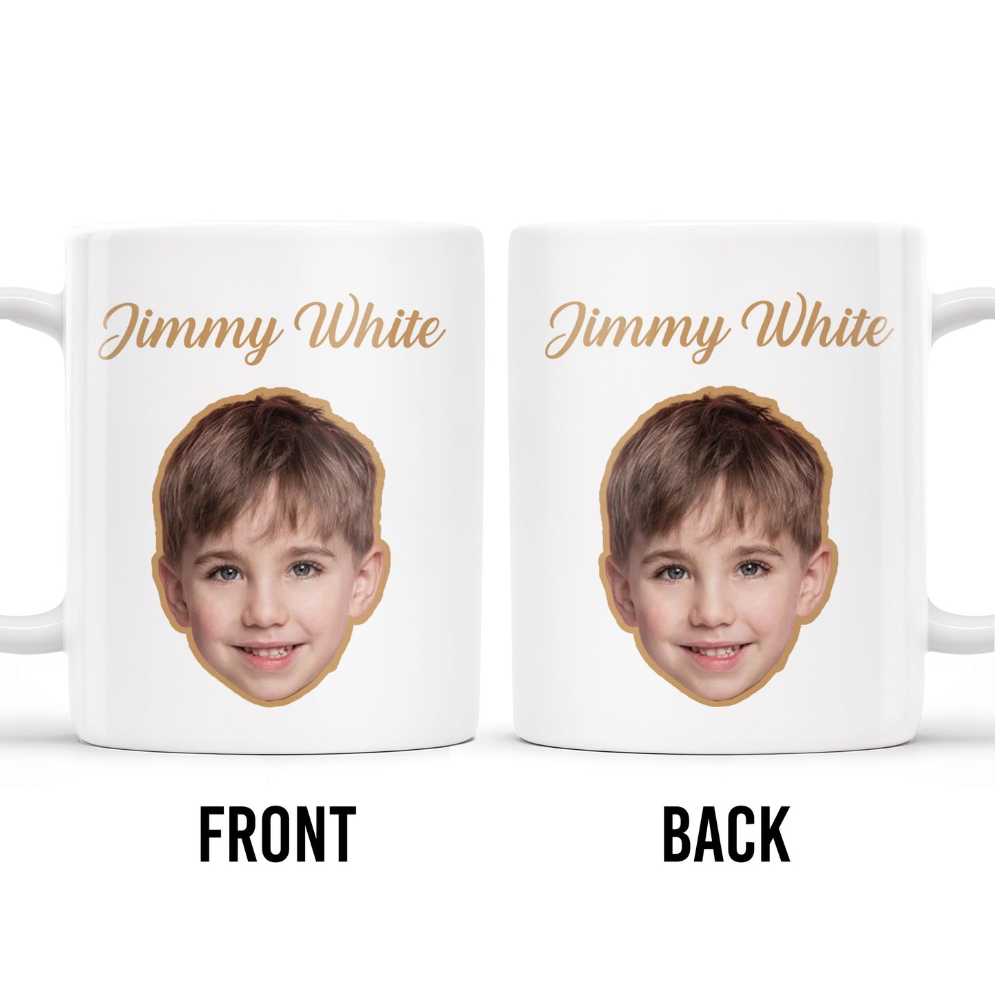 Cherished Moments Custom Mug Featuring Child's Face
