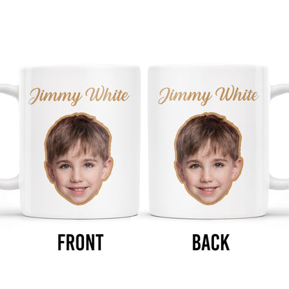 Cherished Moments Custom Mug Featuring Child's Face