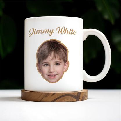 Cherished Moments Custom Mug Featuring Child's Face