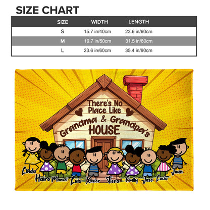 No Place Like Grandma And Grandpa's House With Cartoon Children