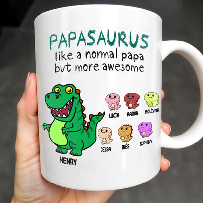 Papasaurus Like A Normal Papa But More Awesome Cute Dinosaur