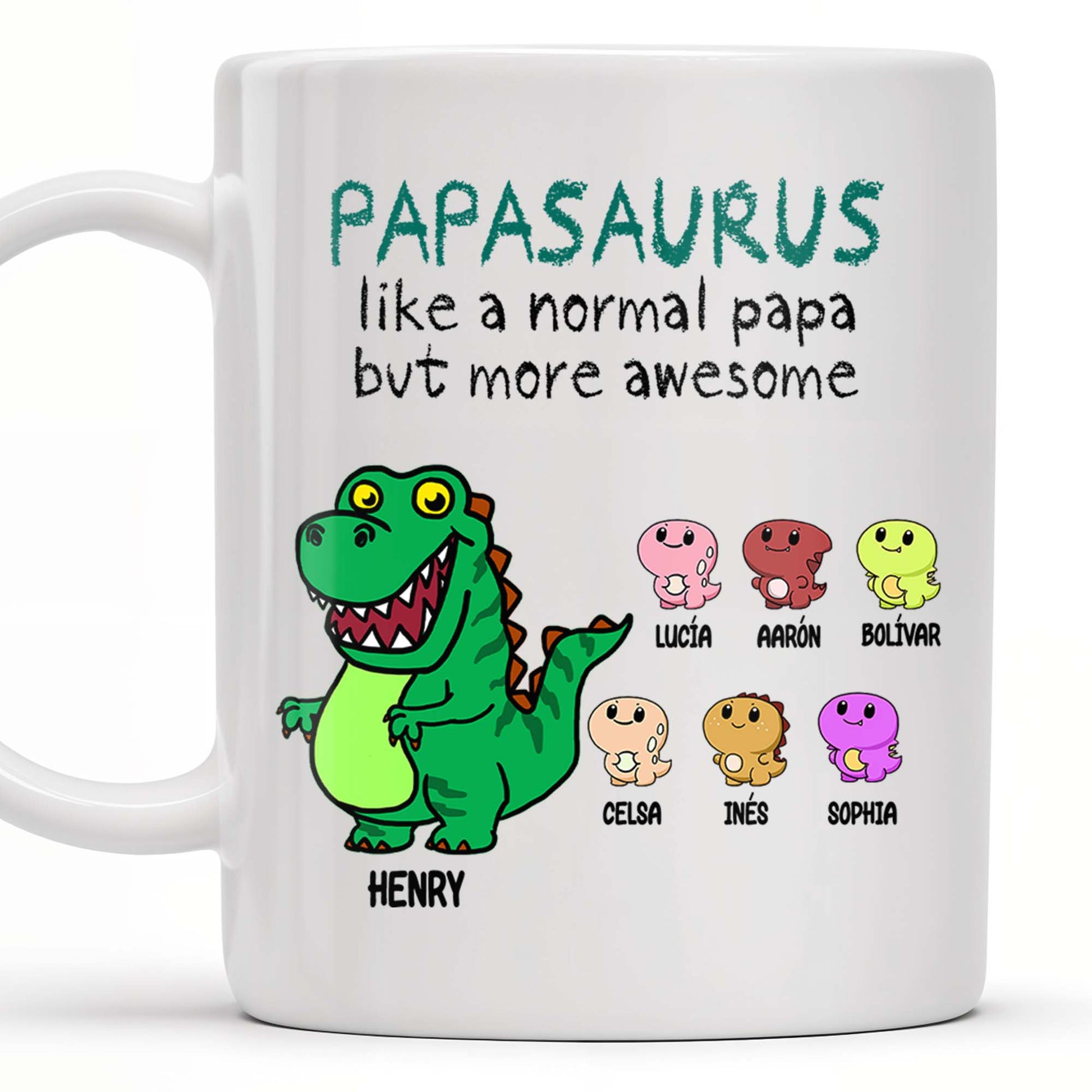 Papasaurus Like A Normal Papa But More Awesome Cute Dinosaur