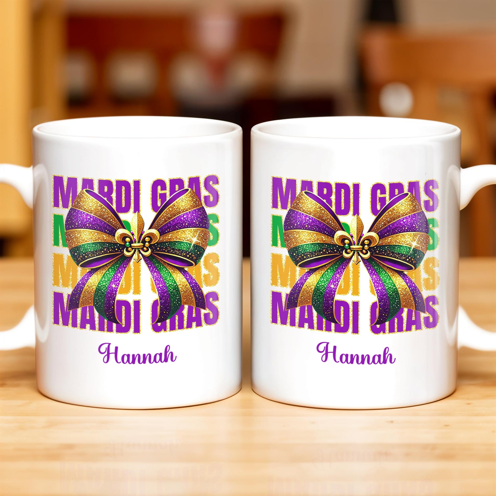 Celebrate Mardi Gras With Festive Bow Design