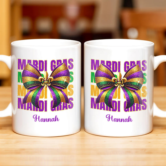 Celebrate Mardi Gras With Festive Bow Design