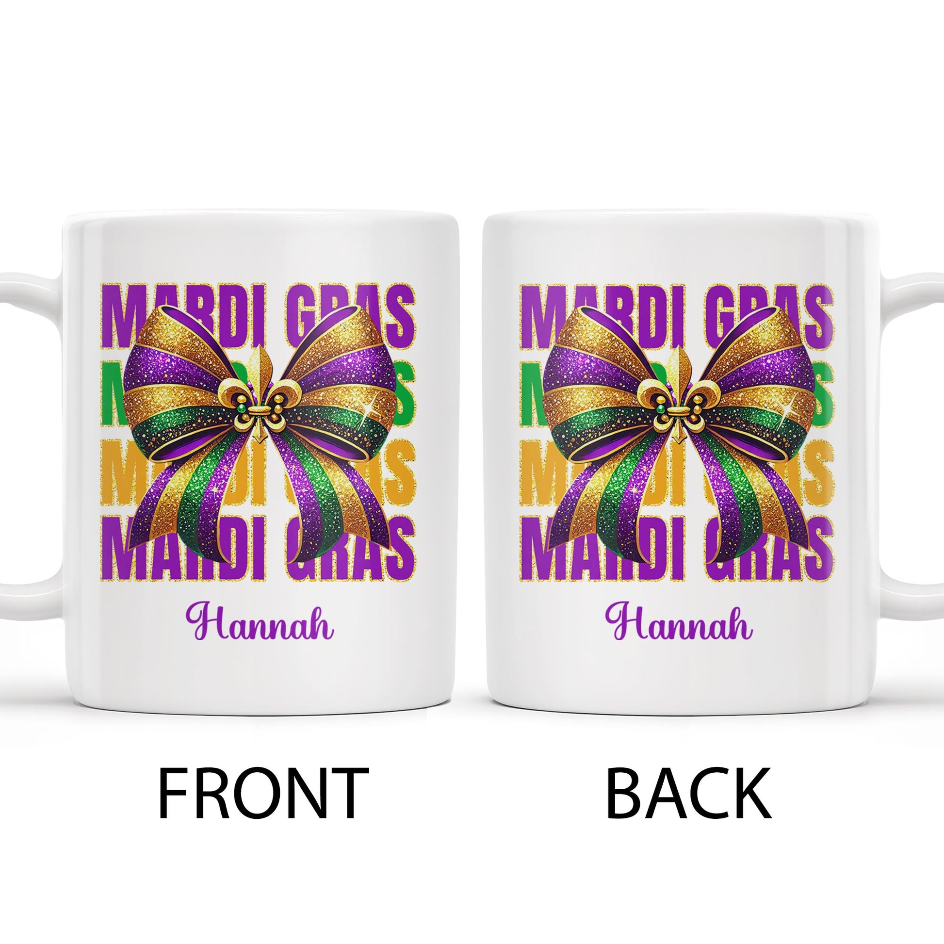 Celebrate Mardi Gras With Festive Bow Design