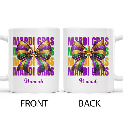 Celebrate Mardi Gras With Festive Bow Design