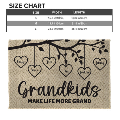 Grandkids Make Life More Grand Hearts Tree Branch Design