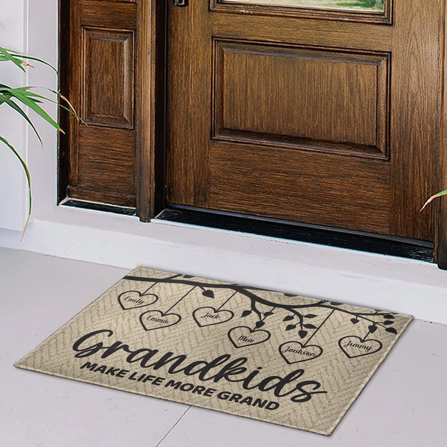 Grandkids Make Life More Grand Hearts Tree Branch Design