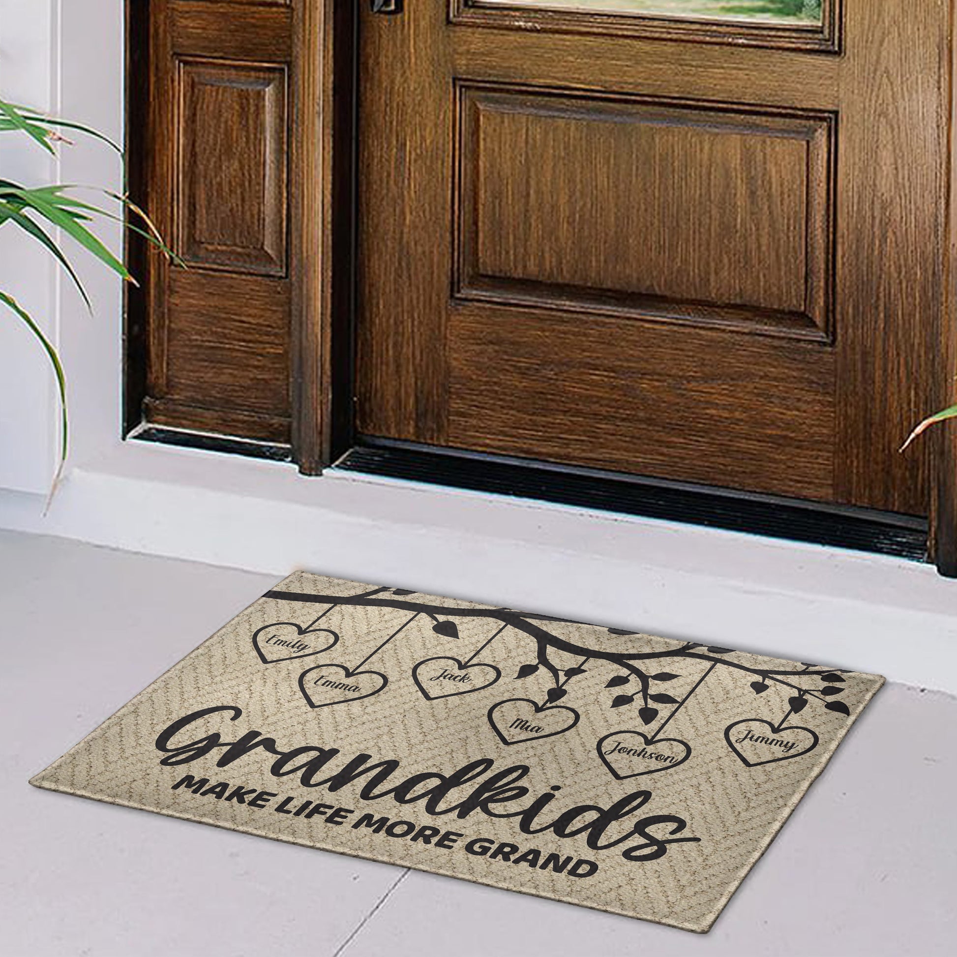 Grandkids Make Life More Grand Hearts Tree Branch Design