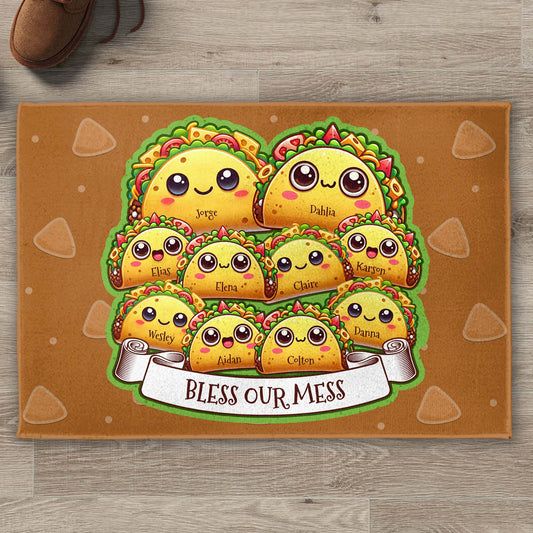 Bless Our Mess Taco Family Design
