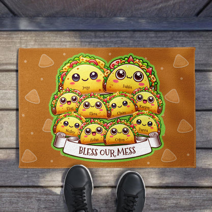 Bless Our Mess Taco Family Design