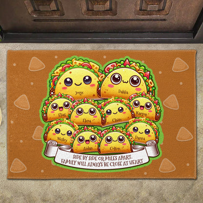 Family Always Close At Heart Taco Design