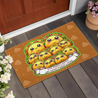 Love Makes A Family Tacos Design