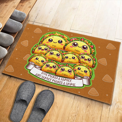 Love Makes A Family Tacos Design