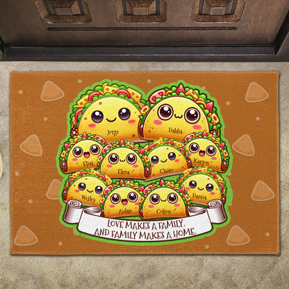 Love Makes A Family Tacos Design