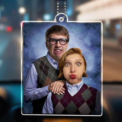 To the Funniest Couple We Know, Ornament with Funny Faces