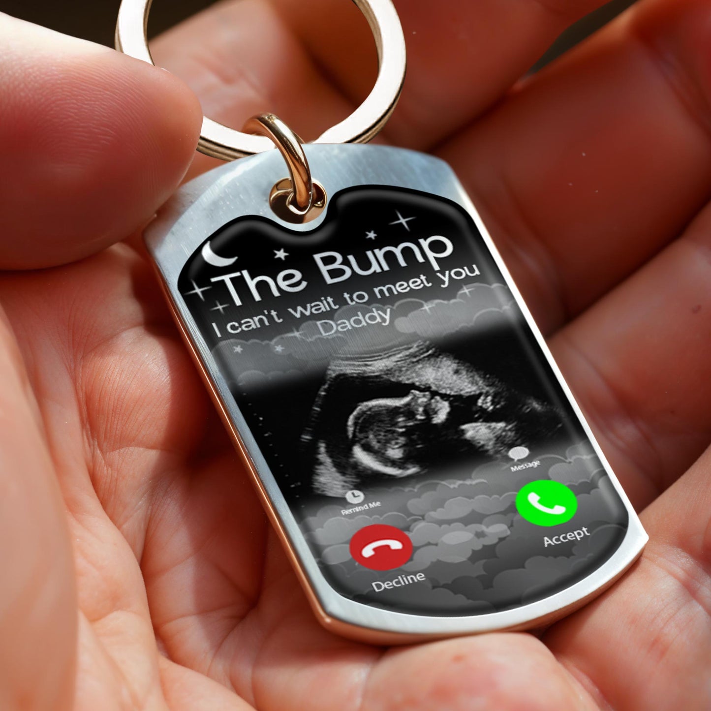 The Bump I can't wait to meet you Daddy, Ultrasound and Smartphone Interface