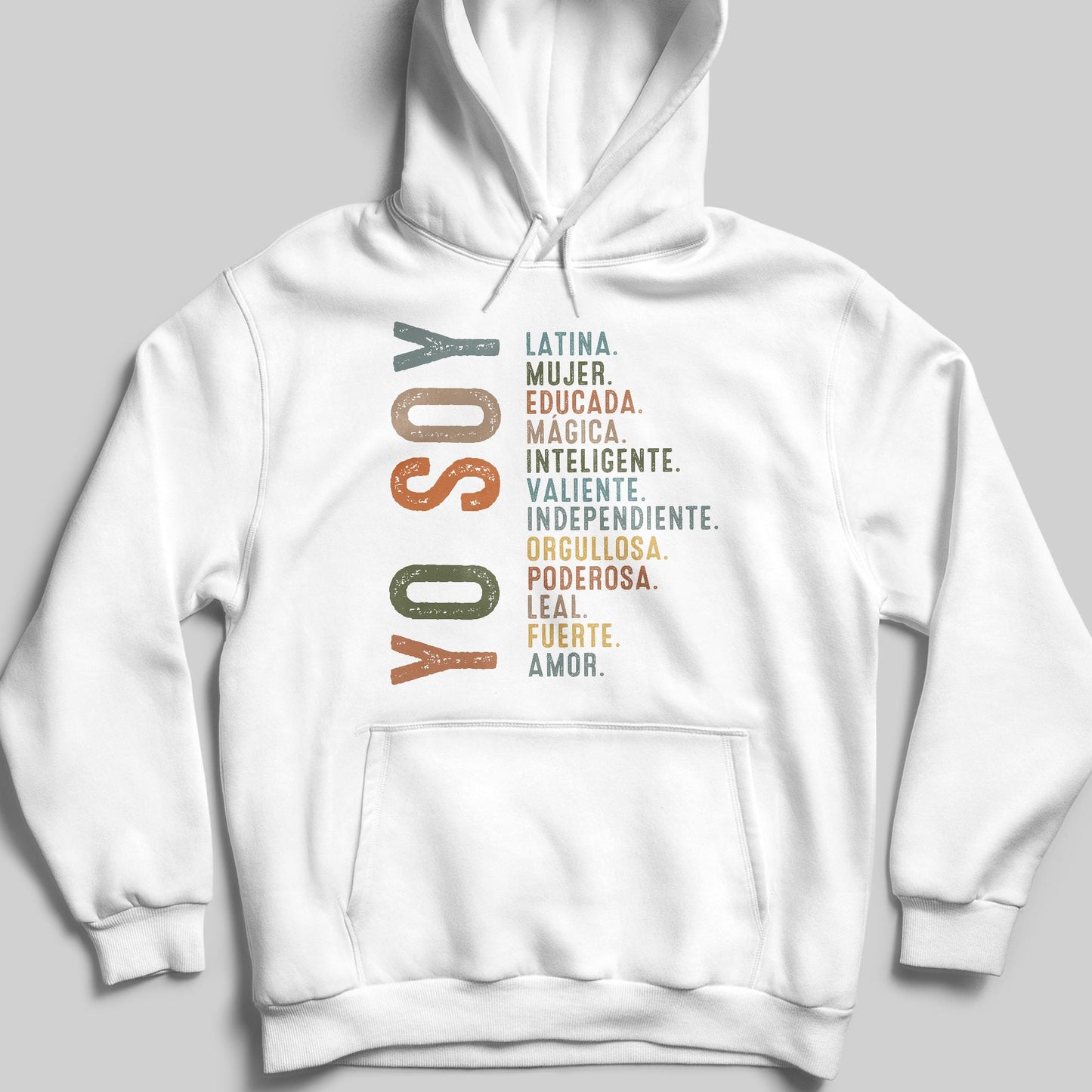 Latina. Mujer. Educada. Mágica. Inteligente. Valiente. Tee with Empowering Words