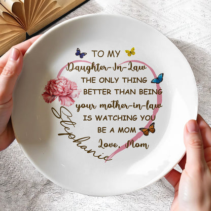 To My Daughter-In-Law, The Only Thing Better Than Being Your Mother-In-Law, Butterflies And Carnation
