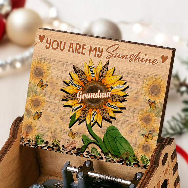 You Are My Sunshine, Sunflower and Musical Notes