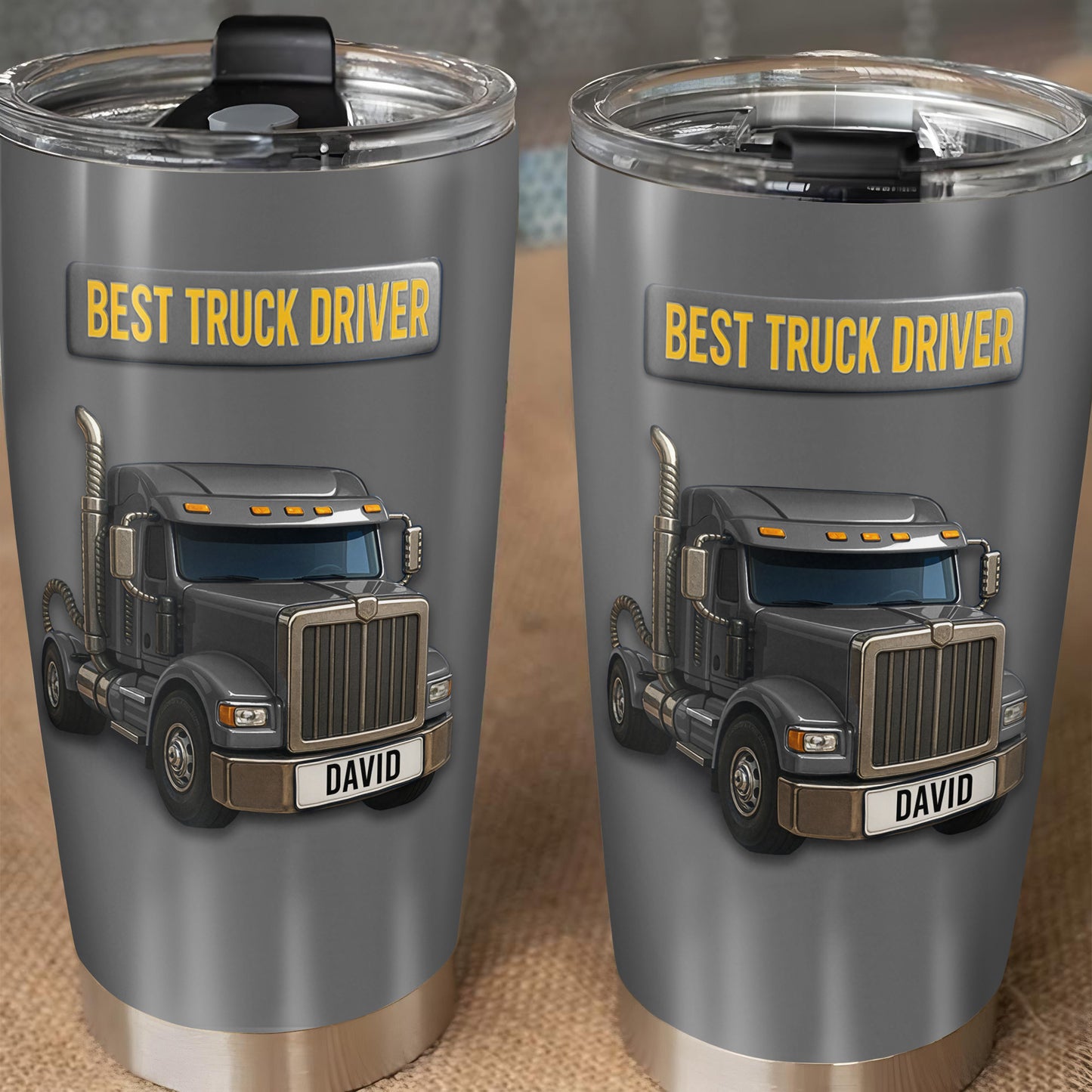 Best Truck Driver Stainless Steel Tumbler