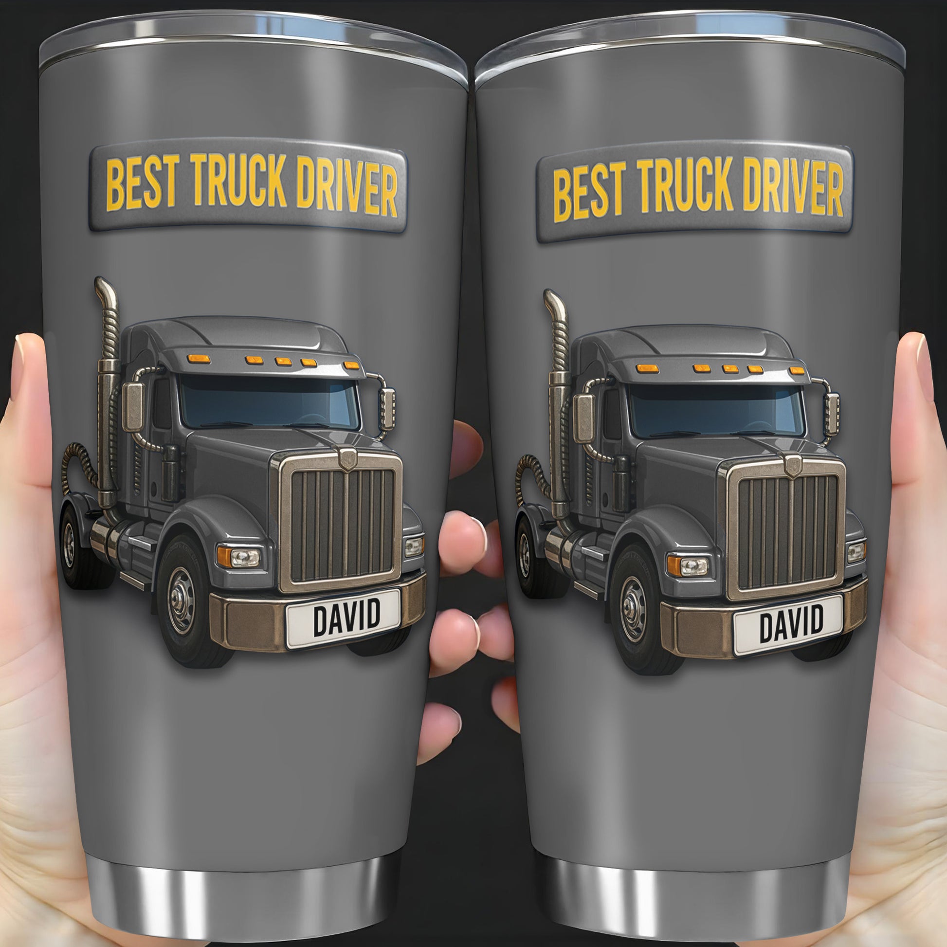 Best Truck Driver Stainless Steel Tumbler