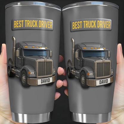 Best Truck Driver Stainless Steel Tumbler