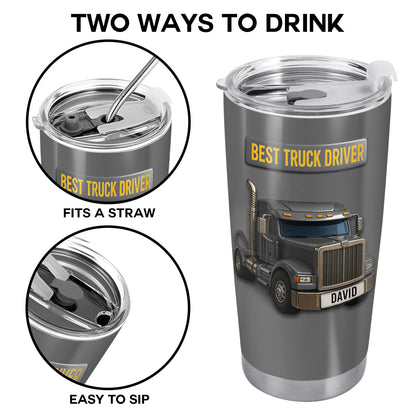 Best Truck Driver Stainless Steel Tumbler