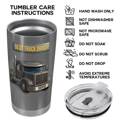 Best Truck Driver Stainless Steel Tumbler