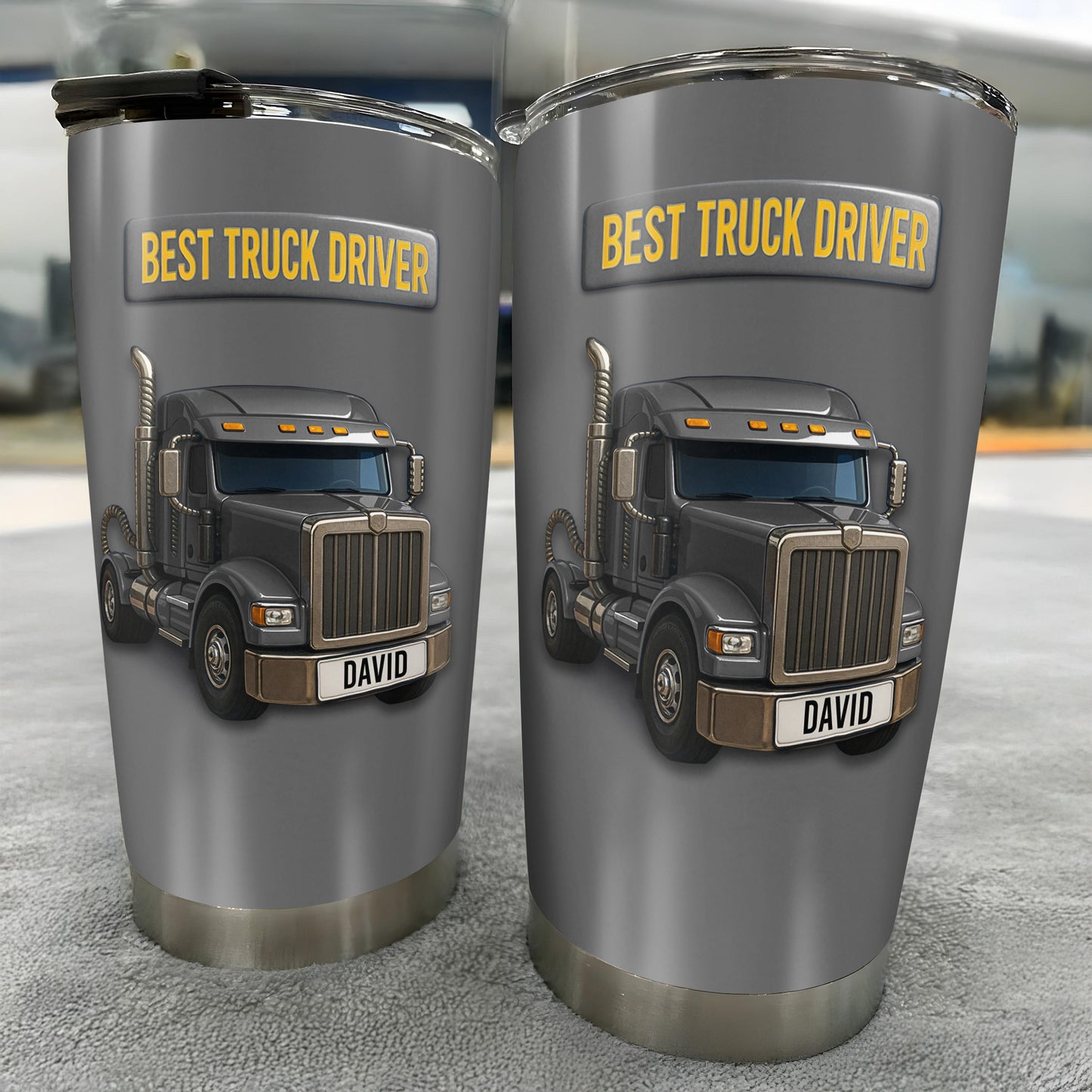 Best Truck Driver Stainless Steel Tumbler