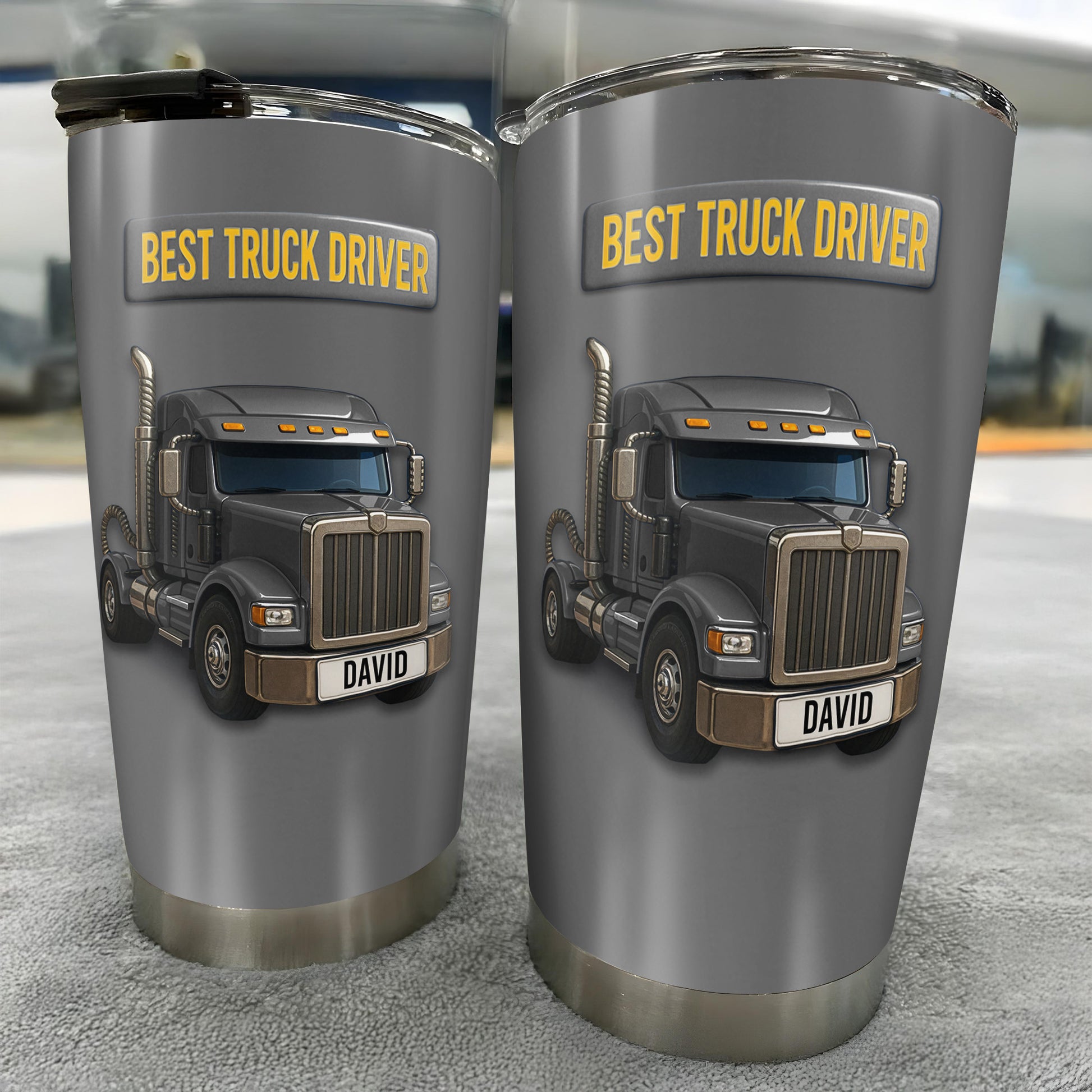 Best Truck Driver Stainless Steel Tumbler